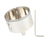 SUQIN Scie Cloche Diamantée 68 mm Avec Foret Guidage De Centrage,Scie Cloche Carrelage、Foret Trépan Diamant pour Carrelage Pour Percer Verre, Carrelage, Céramique, Marbre, Granit