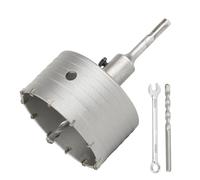 SUQIN Scie Cloche Trépan Beton Ø 105mm Avec Adaptateur SDS Plus 110 mm,Carotteuse Beton,Scie Trépan Pour Percer Des Trous Dans Les Murs En Blocs