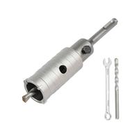 SUQIN Scie Cloche Trépan Beton Ø 30mm Avec Adaptateur SDS Plus 110 mm,Carotteuse Beton,Scie Trépan Pour Percer Des Trous Dans Les Murs En Blocs