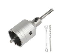 SUQIN Scie Cloche Trépan Beton Ø 60mm Avec Adaptateur SDS Plus 110 mm,Carotteuse Beton,Scie Trépan Pour Percer Des Trous Dans Les Murs En Blocs