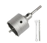 SUQIN Scie Cloche Trépan Beton Ø 75mm Avec Adaptateur SDS Plus 110 mm,Carotteuse Beton,Scie Trépan Pour Percer Des Trous Dans Les Murs En Blocs