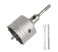 SUQIN Scie Cloche Trépan Beton Ø 80mm Avec Adaptateur SDS Plus 110 mm,Carotteuse Beton,Scie Trépan Pour Percer Des Trous Dans Les Murs En Blocs