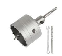 SUQIN Scie Cloche Trépan Beton Ø 85mm Avec Adaptateur SDS Plus 110 mm,Carotteuse Beton,Scie Trépan Pour Percer Des Trous Dans Les Murs En Blocs