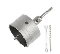 SUQIN Scie Cloche Trépan Beton Ø 90mm Avec Adaptateur SDS Plus 110 mm,Carotteuse Beton,Scie Trépan Pour Percer Des Trous Dans Les Murs En Blocs
