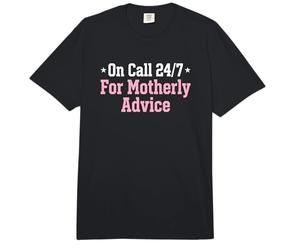sur Appel 24 Heures sur 24, 7 Jours sur 7 pour des Conseils maternels et Un Mentor Parental Comfort Colors Adult Heavyweight T-Shirt