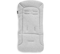 Sur assise pour poussette - HAUCK - Coton - Fentes pour harnais 5 points - Gris