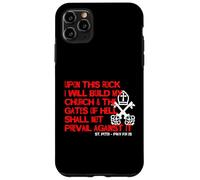 sur Cette Pierre, Je construirai Mon église Coque pour iPhone 11 Pro Max