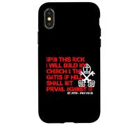 sur Cette Pierre, Je construirai Mon église Coque pour iPhone X/XS