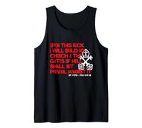 sur Cette Pierre, Je construirai Mon église Débardeur