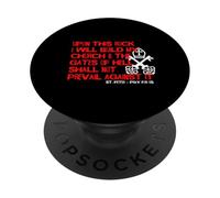 sur Cette Pierre, Je construirai Mon église PopSockets PopGrip Adhésif