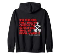 sur Cette Pierre, Je construirai Mon église Sweat à Capuche