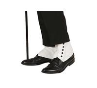 Sur-chaussures blanches - Widmann SRL - Pressions noires - Adulte - Intérieur