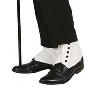 Sur-chaussures blanches - Widmann SRL - Pressions noires - Adulte - Intérieur