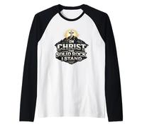 sur Christ, Le Rocher Solide, Je me tiens, Cadeau de Foi Manche Raglan
