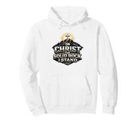 sur Christ, Le Rocher Solide, Je me tiens, Cadeau de Foi Sweat à Capuche