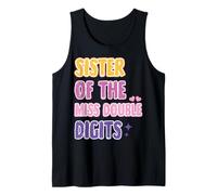 Sœur de Mme Double Chiffres Peace 10 Ans 10e Anniversaire Débardeur