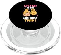 Sœur des Jumeaux De l'anniversaire Jumelles Célébrer Mignon PopSockets PopGrip pour MagSafe
