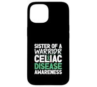 Sœur d'un guerrier de la maladie cœliaque Coque pour iPhone 15