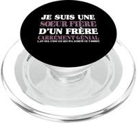 Sœur Fière Frère Génial Fille Aînée Famille Amour Enfants PopSockets PopGrip pour MagSafe