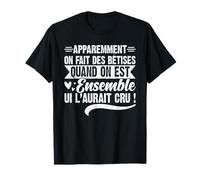 Sœur Fière Frère Génial Fille Aînée Famille Amour Enfants T-Shirt