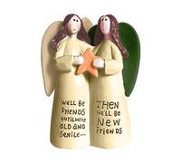 Sœur Figurines Cadeaux - Figurines Soul Bond, Statue Embrassant Minimaliste | Sculpture Best Friends Forever, Collectible symbolique avec une valeur émotionnelle pour la chambre des filles, surprise