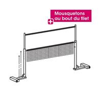 Sur-filet pour poteaux badminton Tremblay Blanc TU