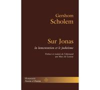 Sur Jonas, la lamentation et le judaïsme - Gershom Scholem - Hermann - broché - Essai