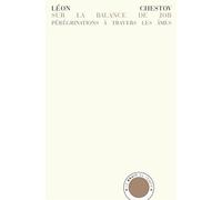 Sur la balance de Job Pérégrinations à travers les âmes - Léon Chestov - Bruit Du Temps - broché - Essai