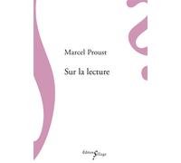 Sur la lecture - Marcel Proust - Sillage - broché - Roman