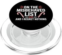 Sur la liste des mauvais comportements et je ne regrette rien à Noël PopSockets PopGrip pour MagSafe
