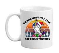 Sur La Liste Des Vilains Et Je Ne Regrette Rien Tasse Drôle Tasses Céramique Tasse À Café 330Ml Pour Petit Déjeuner Thé Lait