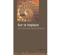 Sur la logique et la théorie de la science