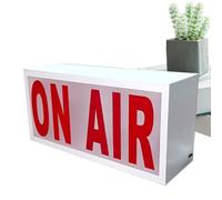 Sur La Lumière De L'air, Lampe De Bureau Led Éclairage Environnemental Lightbox - Lumières Décoratives Batterie Podcast, Décor De Studio De Signes, Décor De Bureau En Ar