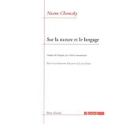 Sur la nature et le langage