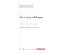 Sur la nature et le langage - Noam Chomsky - Agone - broché - Essai