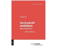 Sur La Parole Analytique - Maurice Blanchot