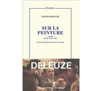 Sur la peinture Gilles Deleuze (Auteur)