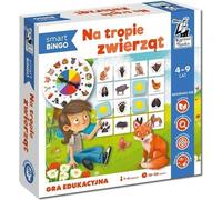 Sur la piste des animaux. Bingo intelligent. Un jeu éducatif