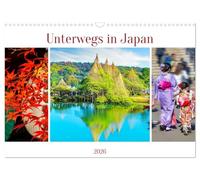 Sur la route au Japon (Calendrier mural 2026 DIN A3 horizontal), CALVENDO calendrier mensuel