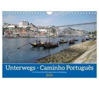 Sur la route - Caminho Português. A pied sur le chemin de Saint-Jacques portugais, Version française (Calendrier mural 2026 DIN A4 portrait), Calendrier CALVENDO mensuel