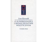Sur la souveraineté et la société politique - Leon Rzewuski (Buch auf Polnisch)