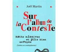 Sur l'album de la conteste Baths missives et plis bien envoyés - Joël Martin - Albin Michel - broché - Bande dessinée