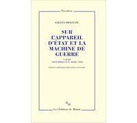 Sur l'appareil d'État et la machine de guerre: Cours novembre 1979 - mars 1980