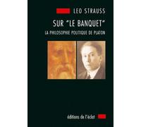 Sur "le banquet" de platon - Léo Strauss - Eclat Eds De L' - broché - Etude