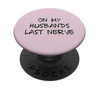 sur Le dernier Point Sensible de Mon Mari PopSockets PopGrip Adhésif