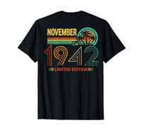 sur Le Dos - Anniversaire de Novembre 1942 édition limitée Vintage 84ème T-Shirt
