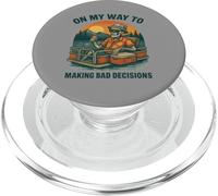 sur Le Point de Prendre de Mauvaises décisions - Funny Pontoon Boating PopSockets PopGrip pour MagSafe