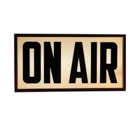 Sur Le Signe Aérien - Éclairage Ambiant Lampe De Bureau Lightbox, Panneau D'enregistrement À Piles, Panneau Podcast En Direct, Décor De Studio, Décor De Bureau, Décorations De Fête À Domicile