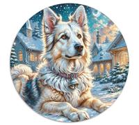 sur Le Thème du German Shepherd Un Puzzle Rotatif De 1000 PiĿces sur Les Convient Aux Adolescents | DIJtente CrIJatrice | Stimulation Cognitive | 1000pcs (67.5x67.5cm)