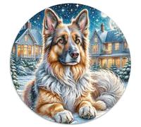sur Le Thème du German Shepherd Un Puzzle Rotatif De 1000 PiĿces sur Les Convient Aux Adultes Et Aux Enfants | DIJtente CrIJatrice | Jeu IJducatif | 1000pcs (67.5x67.5cm)
